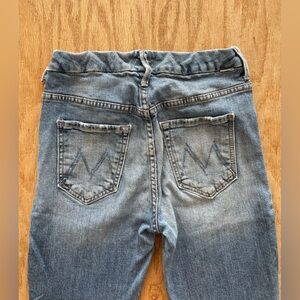 Mother High Waisted Looker Ankle Jeans